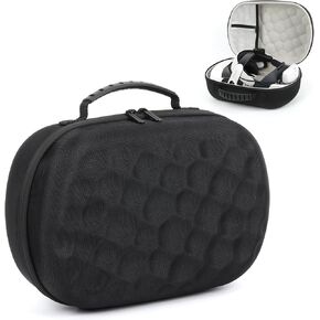 Hard Carrying Case for Meta Quest 3/3s VR Headset, Compatible with Bobovr M3 pro and Touch Controllers Accessories, Waterproof Portable Protection Storage Bag (Black)