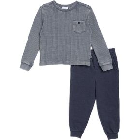 Splendid baby-girls Chunky Thermal Ls Set