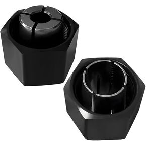 1/2" and 1/4" Router Collet for Dewalt DW621 DW616 DW618 Dw622 Dw626 Router, for Bosch 1617, 1617EVS, 1618, 1618EVS, 1613, 1613EVS, 1613AEVS Router Part No. 326286-03, 326286-04, 2610906283,2610906284