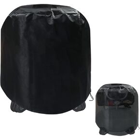 Klmnop Dust Cover for Air Compressor, Air Compressor Cover with Handle Fit 6 Gallon Portable Pancake Air Compressor(Black)