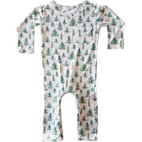 Bamboo Viscose Baby Romper Christmas Collection (Christmas Tree, 3 Months)