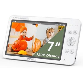 bonoch 7" 720p HD Baby Monitor Parent Unit Replacement, for BBM01/ BBM03/ BBM05, Type C Port, Camera not Included