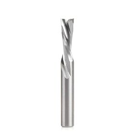 Amana Tool 51784 SC CNC Spiral Double O Flute Plastic Cutting 1/4 Dia x 3/4 CH x 1/4 Shank x 2 Inch Long Down-Cut Router Bit