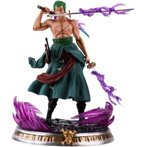 Zoro Figure Anime Action Figure Roronoa Zoro Character Statue Anime Action Figure PVC Toy Figure Collection Gift for Boys and Girls