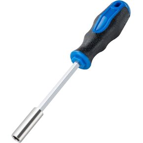 ROTATION 1/4 Inch Magnetic Bit Driver, Nut Driver with Non-slip Handle and Strong Magnet Tip, Screwdriver Handle for Holding Bits and Screws, 197mm/7.7 inch