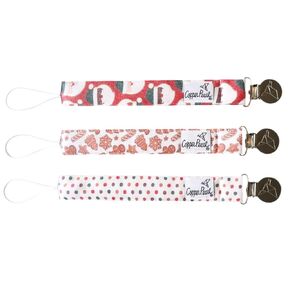 Binky Clip 3 Pack Set "Dunk" by Copper Pearl