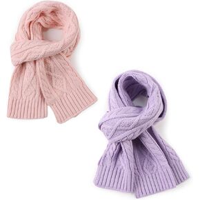 Zsedrut Warm Baby Scarf Winter Boys Girls Neck Warmer Knitted Toddler Neck Scarves