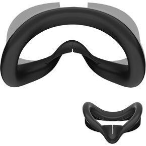 APEXINNO Silicone Face Pad Cover Compatible with Meta Quest 3S Accessories, Face Cushion Cover and Anti-Leakage Nose Pad Compatible with Oculus Quest 3S Original VR Headset, Soft, Durable, Washable