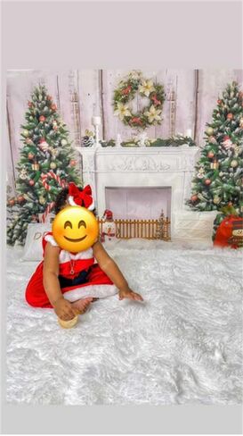 Toddler Baby Girl Christmas Dress Santa Claus Dresses Sleeveless Red Velvet Dress Princess A-line Tulle Dress with Santa Hat in Kuwait