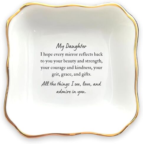 Daughter In Law Gift, Ring Dish, Jewelry Dish, Present For Daughter In Law, Daughter In Law Birthday Gift, Bonus Daughter Gift, Future Daughter Gift From Mother In Law, To My Daughter On Wedding Day in Saudi Arabia