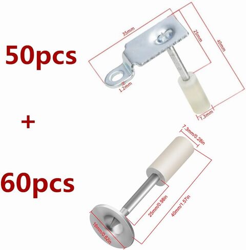 200pcs Round Nails for Wall Fastening Rivet Gun Tool Nail Gun Monitor Installation Gun Manual Rivet Nail Gun Household Woodworking in Saudi Arabia