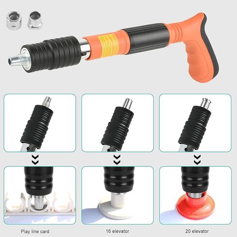 200pcs Round Nails for Wall Fastening Rivet Gun Tool Nail Gun Monitor Installation Gun Manual Rivet Nail Gun Household Woodworking in Saudi Arabia