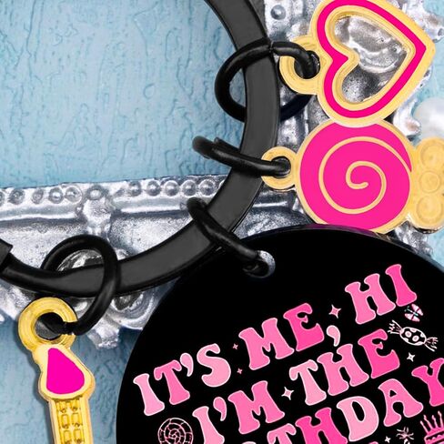 Birthday Gifts for Girls Taylor Birthday Keychain for Her Funny Gifts for Girls Funny Girl Birthday Gifts it's me hi i'm the birthday girl it's me Key Ring Taylor Merch Gifts in Saudi Arabia