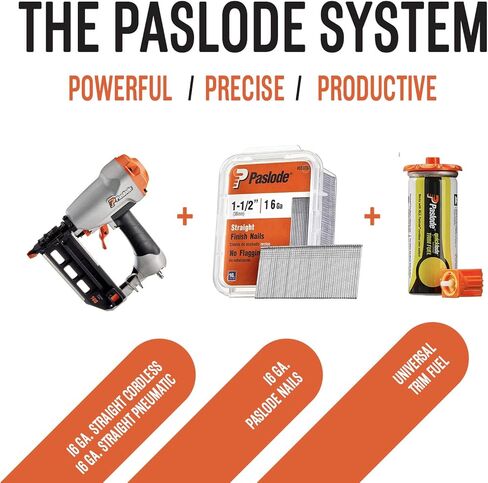 Paslode، مسمار التشطيب، 650283، مستقيم، 16 مقياس، 2000 لكل صندوق، 1 1/2 بوصة in Kuwait