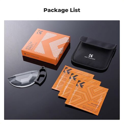 مرشح K&F Concept 100 مم محمول باليد، مرشح تأثيرات خاصة، مرشح منشور زجاجي بصري لعدسة الكاميرا in Saudi Arabia
