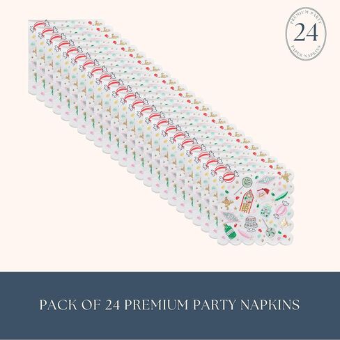 Harry Potter Paper Napkins - Hogwarts™ House Large Paper Napkins | Harry Potter Party Supplies | Table Decor | Gifts for Birthdays, Christmas, and Holidays | 24 Pack (6.5") in Saudi Arabia