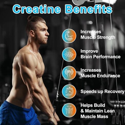 2 Pack Creatine Monohydrate Gummies for Men & Women 120 CT - 5000mg of Creatine Monohydrate per Serving - Sugar Free Chewable Creatine for Muscle Strength, Muscle Builder, Energy Boost in Saudi Arabia