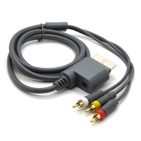 كابل HD 3 RCA AV سلك صوت وفيديو متوافق مع Xbox 360