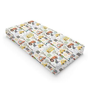 Cartoon City Cars Truck Bus Changing Pad Covers Country Life Baby Changing Table Pad Sheets for Boy Girl Vehicle Trees Sun Road Soft Stretchy Fitted Diaper Changing Table Pad Mats 32''x16''