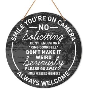Muktoujaumai Do Not Knock or Ring Bell Door Sign, Baby Sleeping Sign Hanging Sign Decor Rustic Wall Decorations Do Not Disturb Wood Sign for Front Door, Entryway, Porch, New Mom Gift