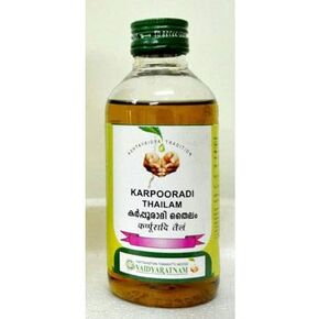 Karpoora Thailam 200 ml (Pack of 2)| Ayurvedic Products | Ayurveda Products | Vaidyaratnam Products