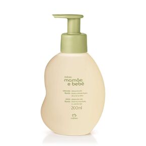 Natura Mamae Bebe - Mom and Baby Collection - Glycerin Liquid Soap Head to Toe 6.76 Fl Oz) Sabonete Liquido Glicerinado da Cabeca aos PES 200 Ml