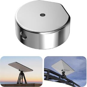 Starlink Mini Tripod Adapter - Aluminum Alloy Tripod Mount Adapter for Starlink Mini - 1/4"~20 Threaded - Compatible with Most Tripod or Other Bracket Fixing - Use with Pipe Adapter