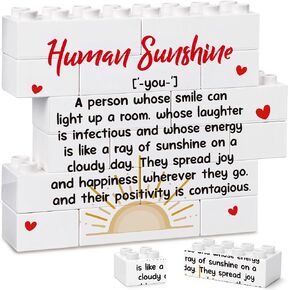Unique Thank You Gifts for Women Sunshine Gifts Appreciation Gifts for Teacher Boss Coworker Friends, Inspirational Quotes Sign, Human Sunshine Decorative Signs & Plaques