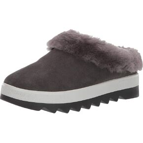 شبشب نسائي من COUGAR برونيا فاخر من الفرو الصناعي (جلد سويدي/شيرلينج، 8) in Kuwait