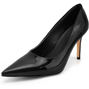 heelchic Leopard Heels for Women Pointed Toe High Heels Slip-on Pumps Stiletto Pumps Pointy Closed Toe Fashion Heels
