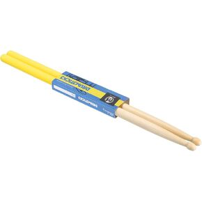 PATIKIL Maple Wood Drumstick Anti Slip Handle Grips Drum Stick Wrap 7A Blue 1 Pair for Drumming Musical Instrument Percussion