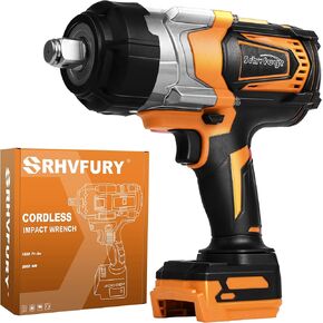 Cordless Impact Wrench 3/4 inch for DeWalt 20V MAX Battery, Impact Wrench 1500FT-LBS(2000N.m) High Torque Brushless Electric Impact, With 3 Speed Modes Power Impact Driver (No Battery)