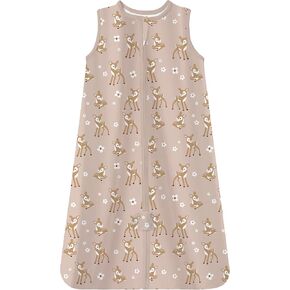 TotAha Animal Sleep Sack 0-6-12-24 Months, 0.5 TOG Light Sleeping Sacks, Buttery Soft Baby Sleep Bag with 2-way Safe Zipper
