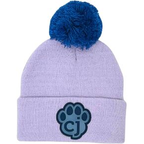 Magic Beanie: Toddler Winter Hat, Color Changing Kids Beanie, Knitted Cuffed Beanie with Yarn Pom Pom, One Size