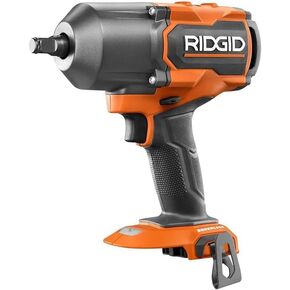 RIDGID 18V Brushless Cordless 4-Mode 1/2 in. High-Torque Impact Wrench (Tool Only), Orange (Renewed)