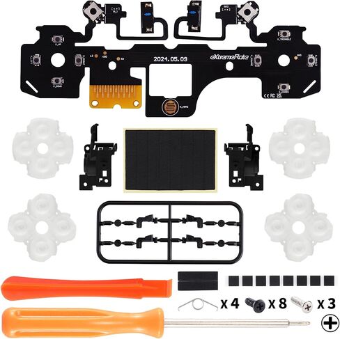 إصدار خفيف للغاية، طقم Clicky كامل لوحدة تحكم PS5 BDM-030، أزرار Dpad للوجه على الكتف، مفتاح صغير مخصص L2R2، طقم Clicky لأزرار الوجه ومفاتيح L1R1 اللمسية، انقر بالماوس لوحدة تحكم PS5 in Saudi Arabia