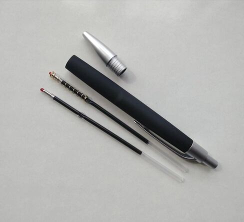 100 Pcs 0.7 mm Ballpoint Pen Refills,Retractable Ballpoint Pen Refills Blue Ink,Smooth Writing Pen Refills 4.2 inch/107mm for Ball Point Pens Office School Supplies (Blue) in Saudi Arabia