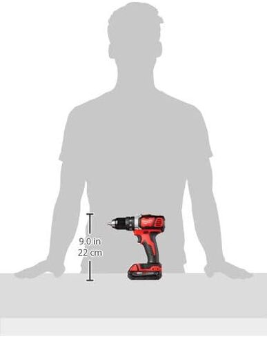 Milwaukee 2606-22CT M18 Cordless Drill/Driver Kit, 18 V, Red in Saudi Arabia