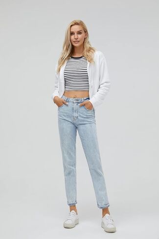 Cropped Zip Up Hoodie Women Zipper Aesthetic White Black Crop Short Sweatshirt Jacket Teen Girls Oversized in Saudi Arabia
