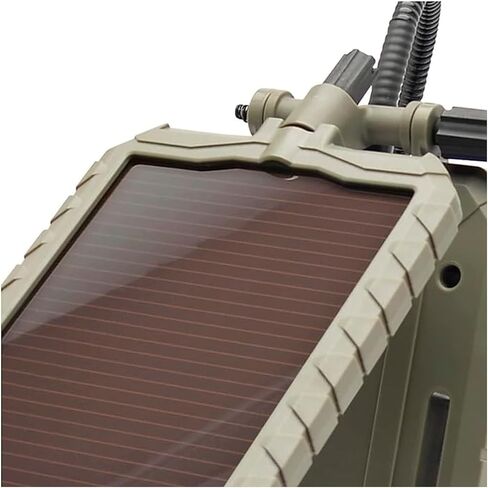 Stealth Cam Sol-Pak 5000mAh Lithium-Ion Solar Battery for 12V DC Jack with LED-Indicator, Adjustable T–Swivel Brackets, and USB-Charging Port in Kuwait