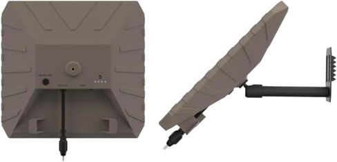 Stealth Cam Sol-Pak 5000mAh Lithium-Ion Solar Battery for 12V DC Jack with LED-Indicator, Adjustable T–Swivel Brackets, and USB-Charging Port in Saudi Arabia