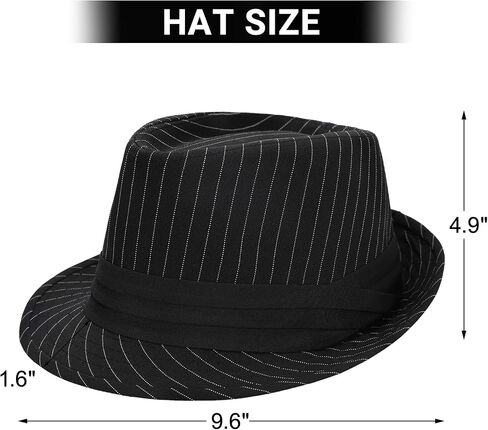 ZITURI 1920s Mens Costume-Roaring 20s Costumes for Men Great Gatsby Vest Fedora Hat Pocket Watch Bow Tie and Tie in Saudi Arabia