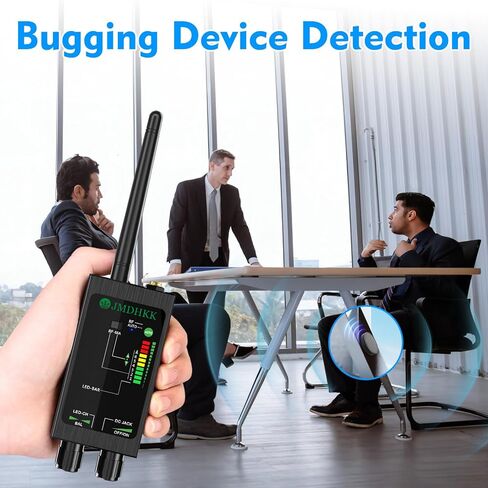 JMDHKK M8000 Hidden Camera Detector, Bug Detector,Camera Finder, Signal Detector for Hotels, Travels, Vehicles, Offices, Public Fitting Rooms (Black) in Saudi Arabia