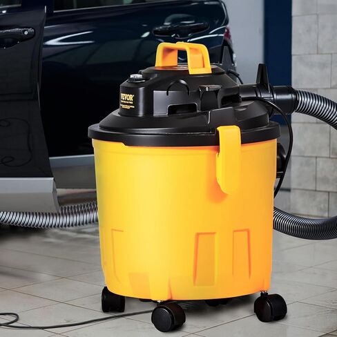 VEVOR Shop Vacuum Wet and Dry, 5 Gallon 6 Peak HP Wet/Dry Vac, Powerful Suction with Blower Function with Attachments 2-in-1 Crevice Nozzle, Small Shop Vac Perfect for Carpet Debris, Pet Hair, Car in Saudi Arabia