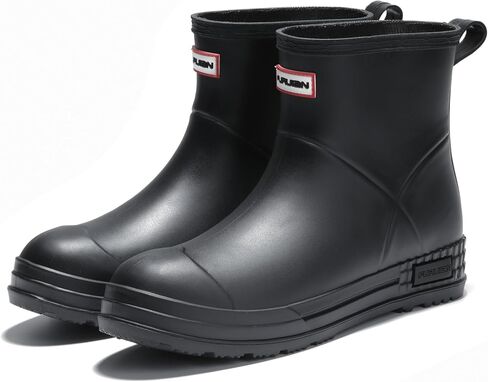 Furuian Women's Ankle Rain Boots Waterproof Boots Short Rain Boots Hunting Boots Nonslip Rubber Boots for Women Chelsea rain boots Lightweight Water Boots Winter Garden Boots Outdoor Mud Boots in Kuwait