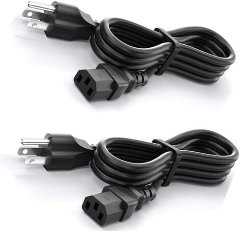 CYD 4FT 3 Prong AC Power Cord Compatible with Sony PlayStation 4 Pro CUH-7000 Series, PlayStation PS3 First-Generation(Fat), Xbox360 1st Generation(Fat), 3Pack in Kuwait