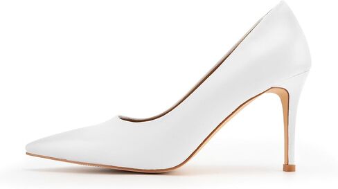 heelchic 3 Inch Stiletto Pumps Heels for Women Pointed Toe High Heels Slip-on Closed Toe Work Wedding Dress Pumps in Saudi Arabia