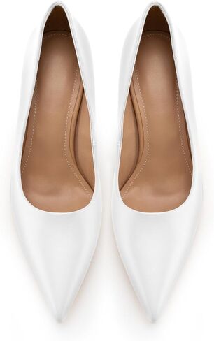heelchic 3 Inch Stiletto Pumps Heels for Women Pointed Toe High Heels Slip-on Closed Toe Work Wedding Dress Pumps in Saudi Arabia