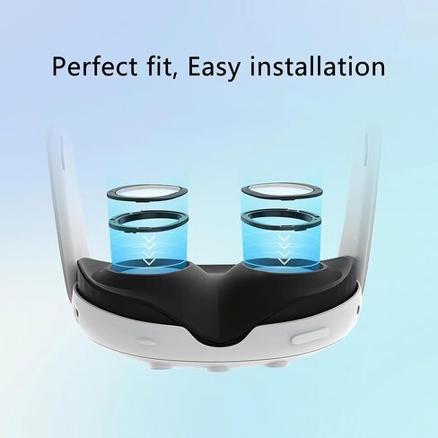 PSI One Lens Prescription Lens for Oculus Meta Quest3 Glasses, Inserts Compatible for VR Accessories, Anti Blue Light Myopia SPH:-6.00L in Kuwait