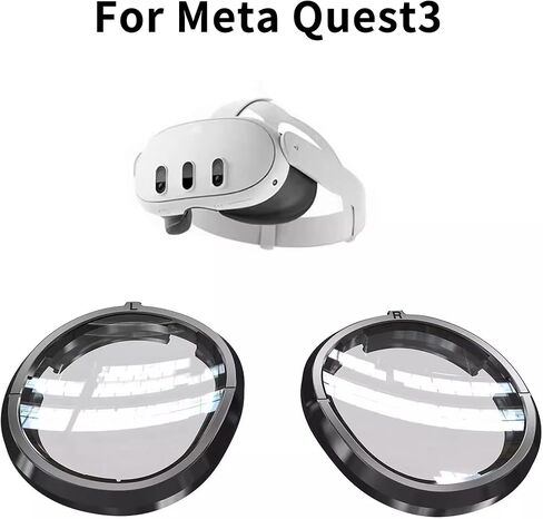 PSI One Lens Prescription Lens for Oculus Meta Quest3 Glasses, Inserts Compatible for VR Accessories, Anti Blue Light Myopia SPH:-6.00L in Kuwait